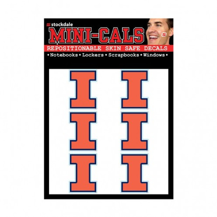 Illinois Fighting Illini Tattoo Face Cals