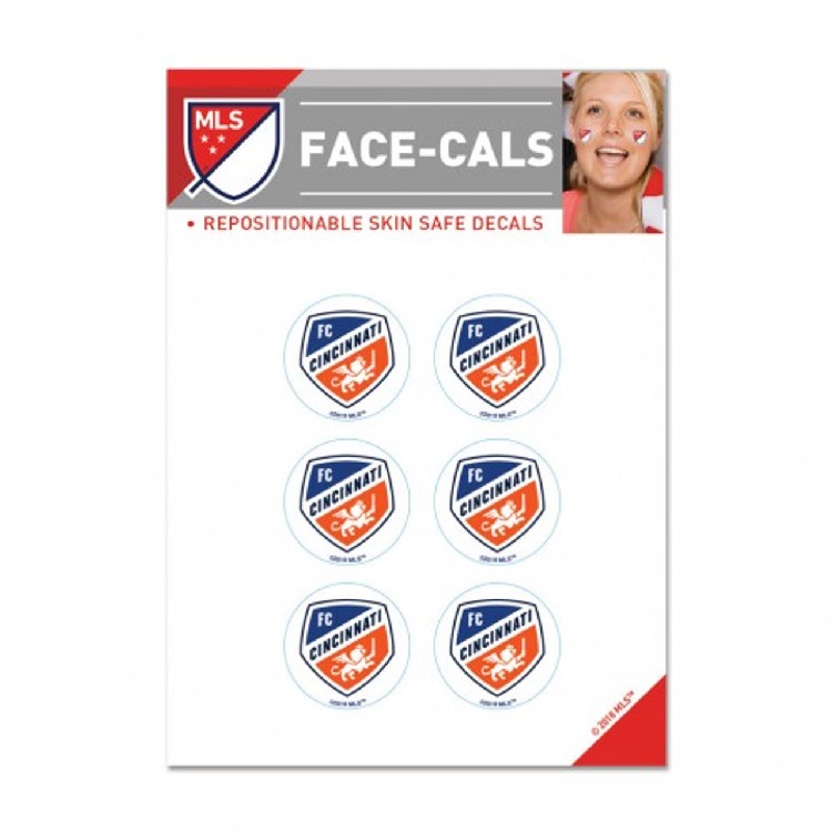 FC Cincinnati Tattoo Face Cals