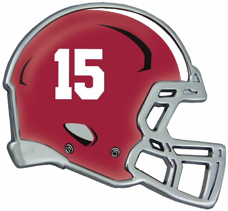 Alabama Crimson Tide Auto Emblem - Helmet