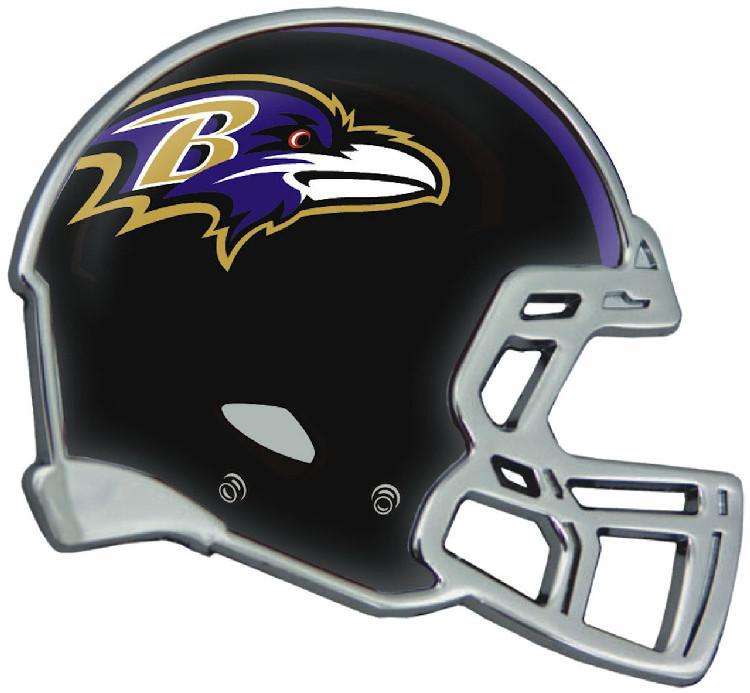 Baltimore Ravens Auto Emblem - Helmet