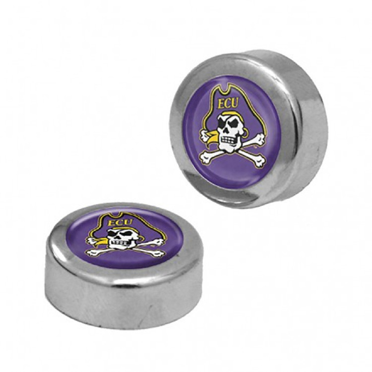 East Carolina Pirates Screw Caps Domed