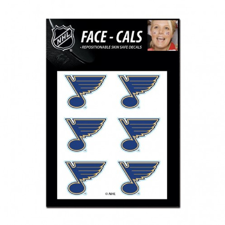 St. Louis Blues Tattoo Face Cals