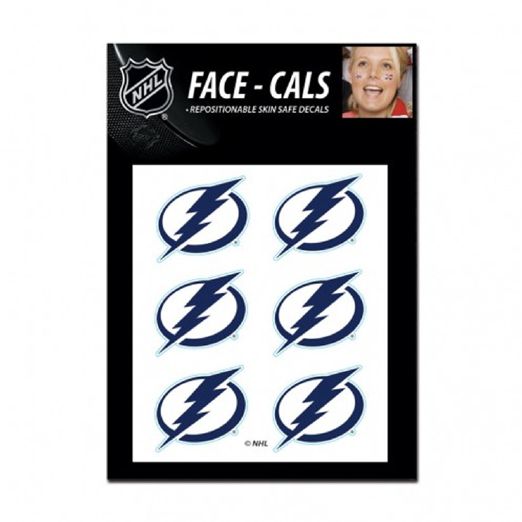 Tampa Bay Lightning Tattoo Face Cals