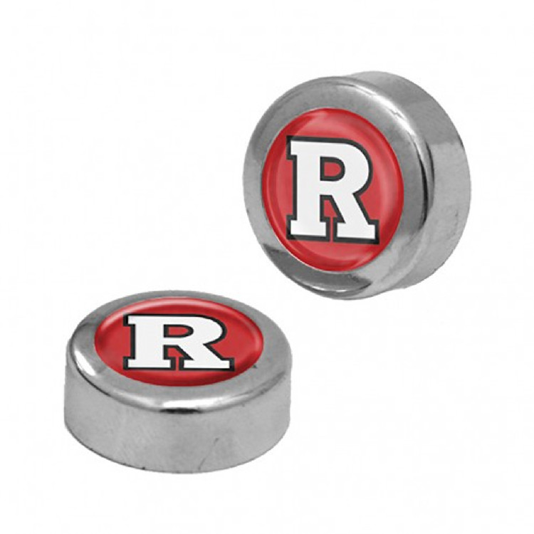 Rutgers Scarlet Knights Screw Caps Domed