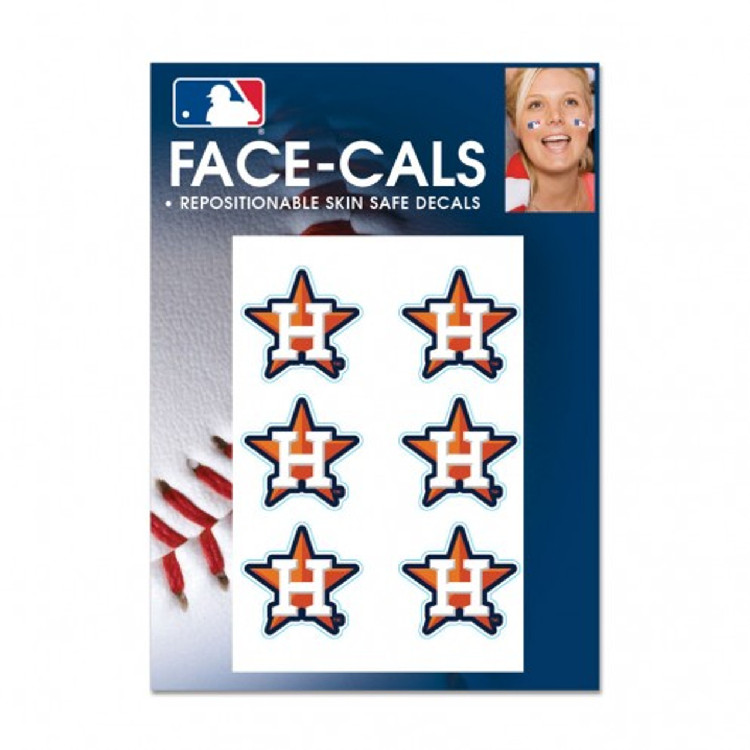 Houston Astros Tattoo Face Cals