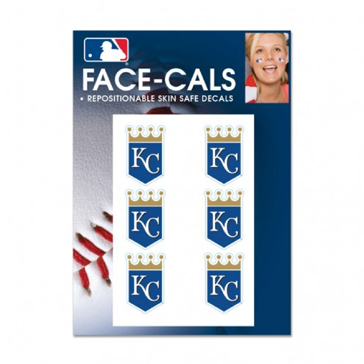 Kansas City Royals Tattoo Face Cals