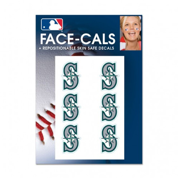 Seattle Mariners Tattoo Face Cals