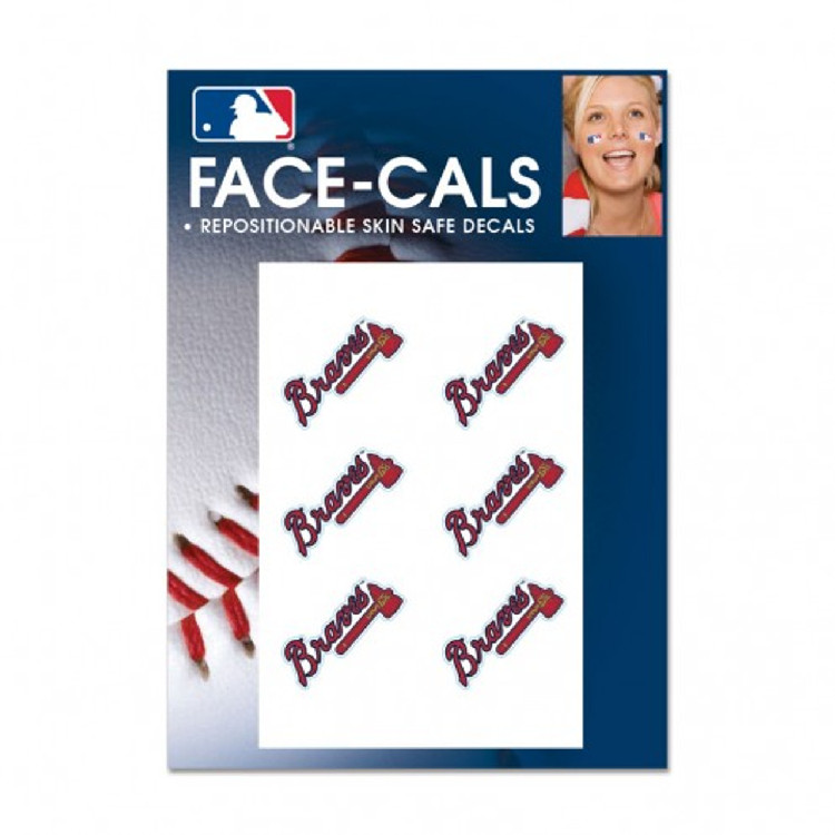 Atlanta Braves Tattoo Face Cals