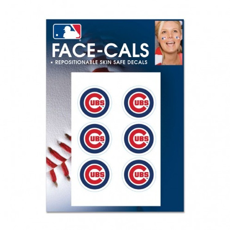 Chicago Cubs Tattoo Face Cals