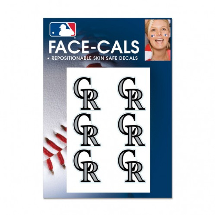 Colorado Rockies Tattoo Face Cals