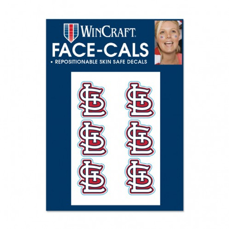 St. Louis Cardinals Tattoo Face Cals