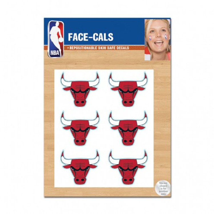 Chicago Bulls Tattoo Face Cals