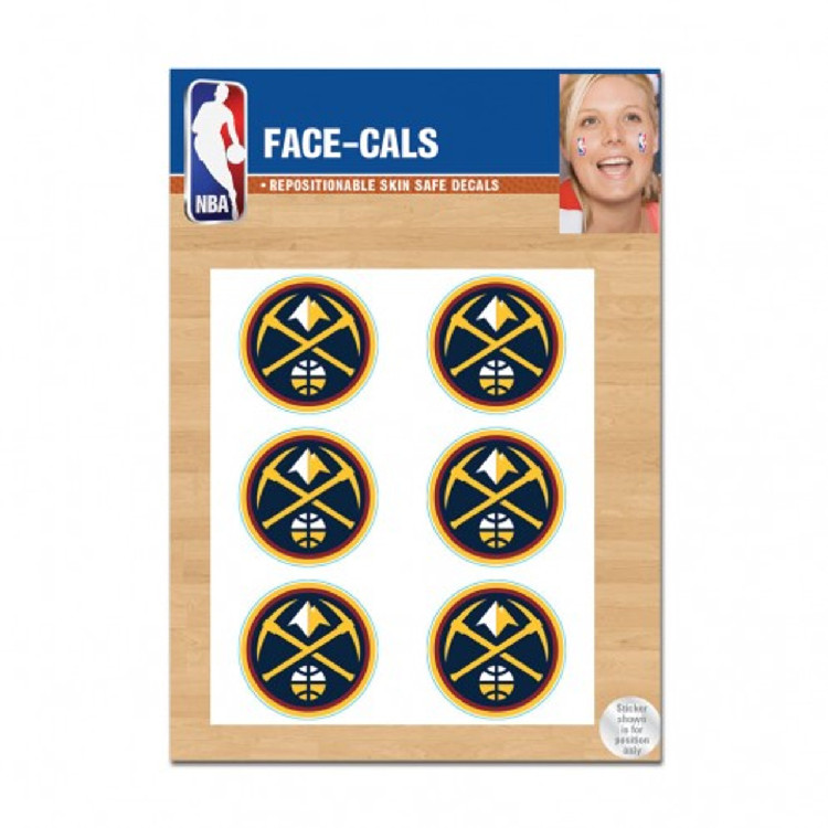 Denver Nuggets Tattoo Face Cals