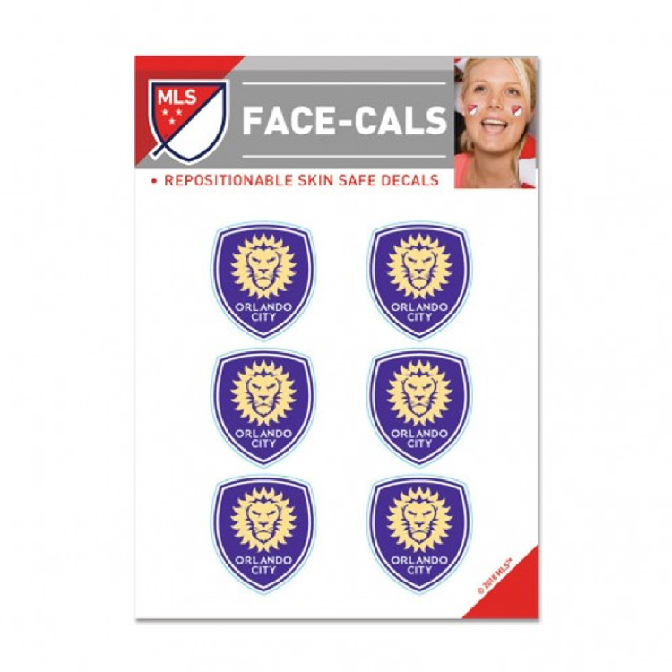 Orlando City SC Tattoo Face Cals