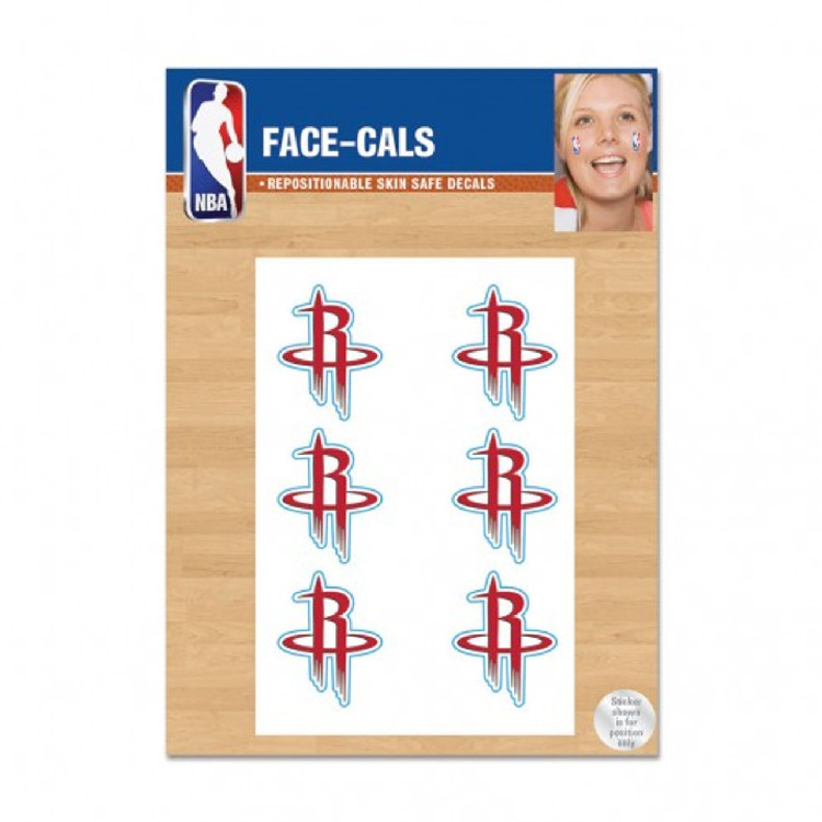 Houston Rockets Tattoo Face Cals