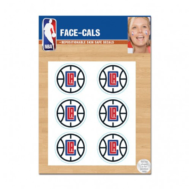 Los Angeles Clippers Tattoo Face Cals