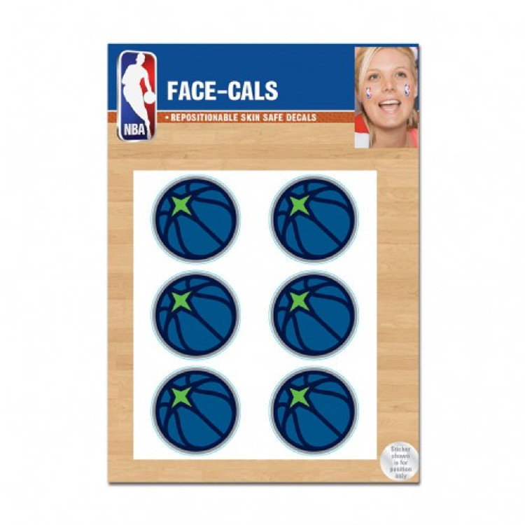 Minnesota Timberwolves Tattoo Face Cals