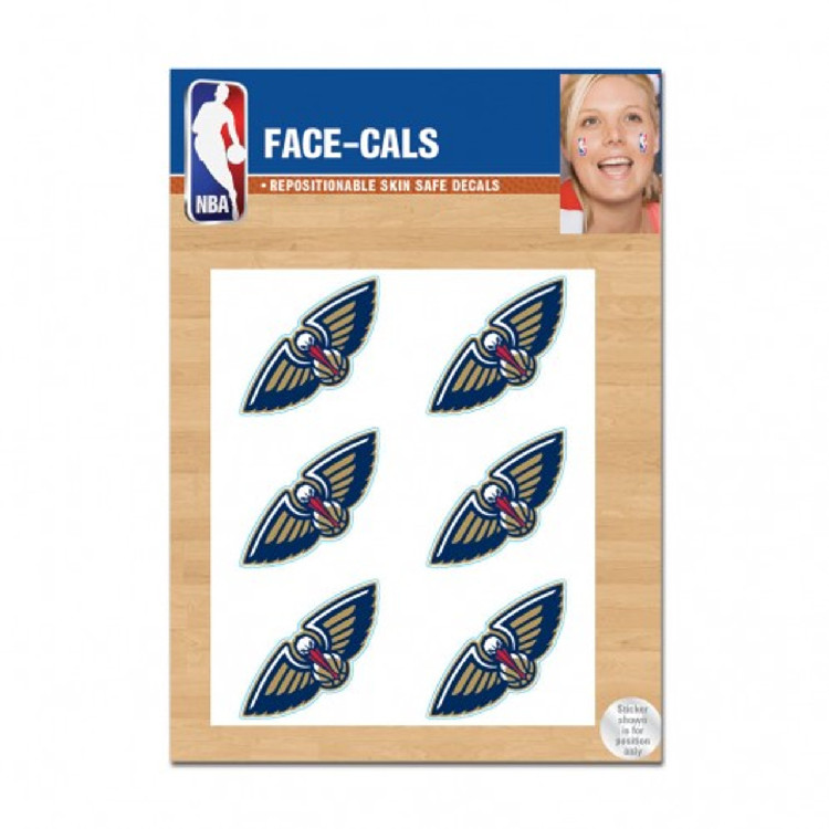 New Orleans Pelicans Tattoo Face Cals