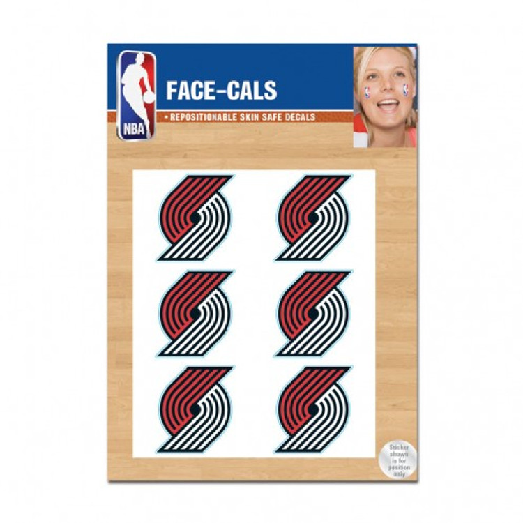 Portland Trail Blazers Tattoo Face Cals