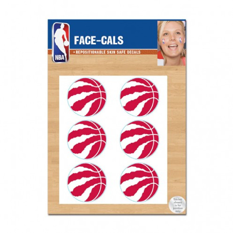 Toronto Raptors Tattoo Face Cals