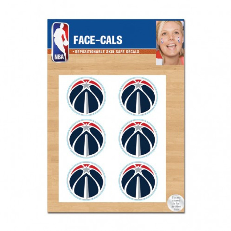 Washington Wizards Tattoo Face Cals