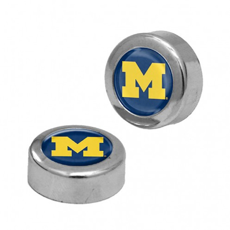 Michigan Wolverines Screw Caps Domed