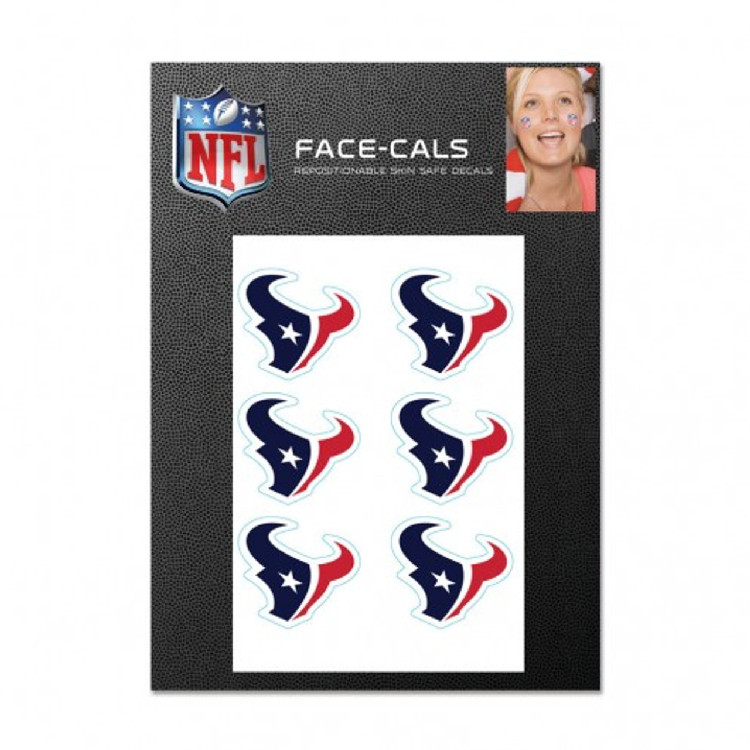 Houston Texans Tattoo Face Cals