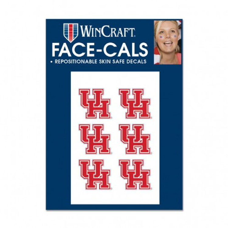 Houston Cougars Tattoo Face Cals