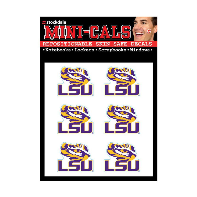 LSU Tigers Tattoos Face Cals Temporary