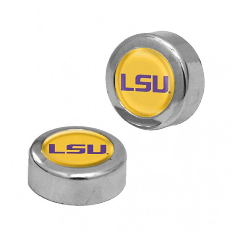 LSU Tigers Screw Caps Domed