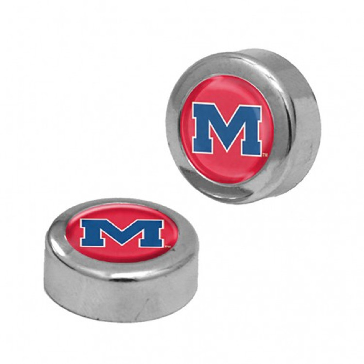 Mississippi Rebels Screw Caps Domed