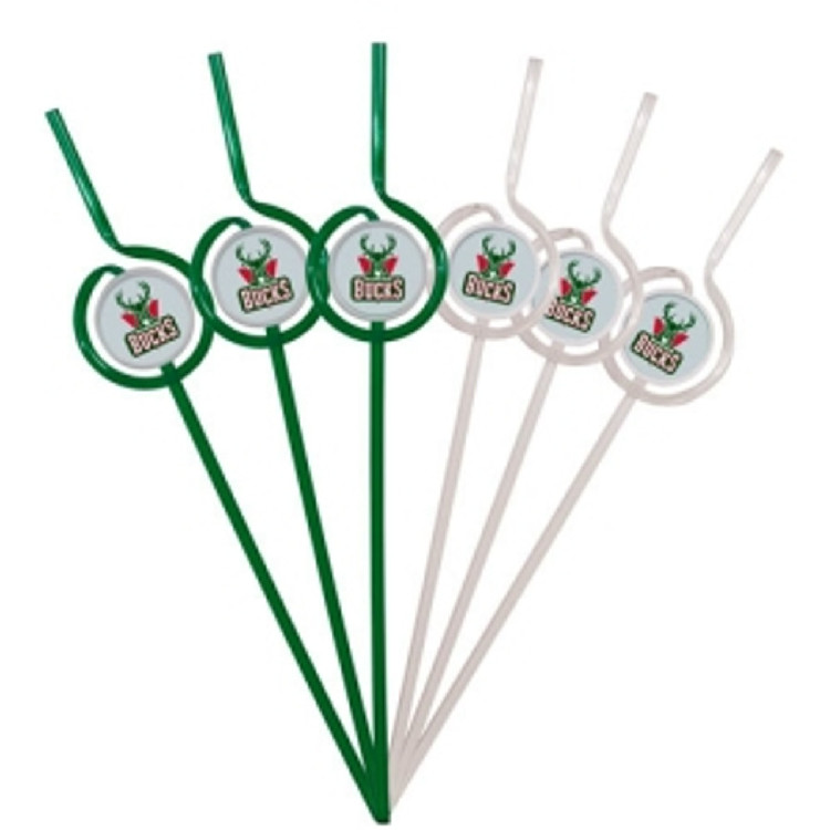 Milwaukee Bucks Team Sipper Straws CO