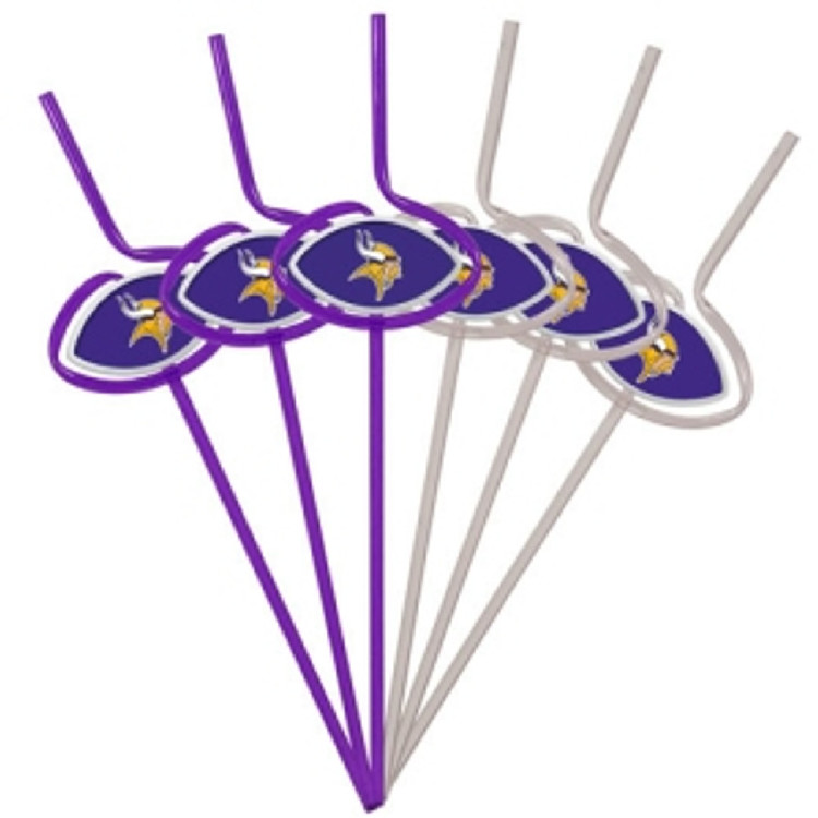 Minnesota Vikings Team Sipper Straws CO