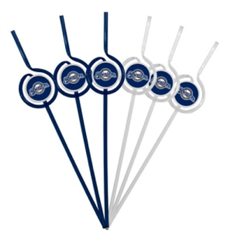 Milwaukee Brewers Team Sipper Straws CO