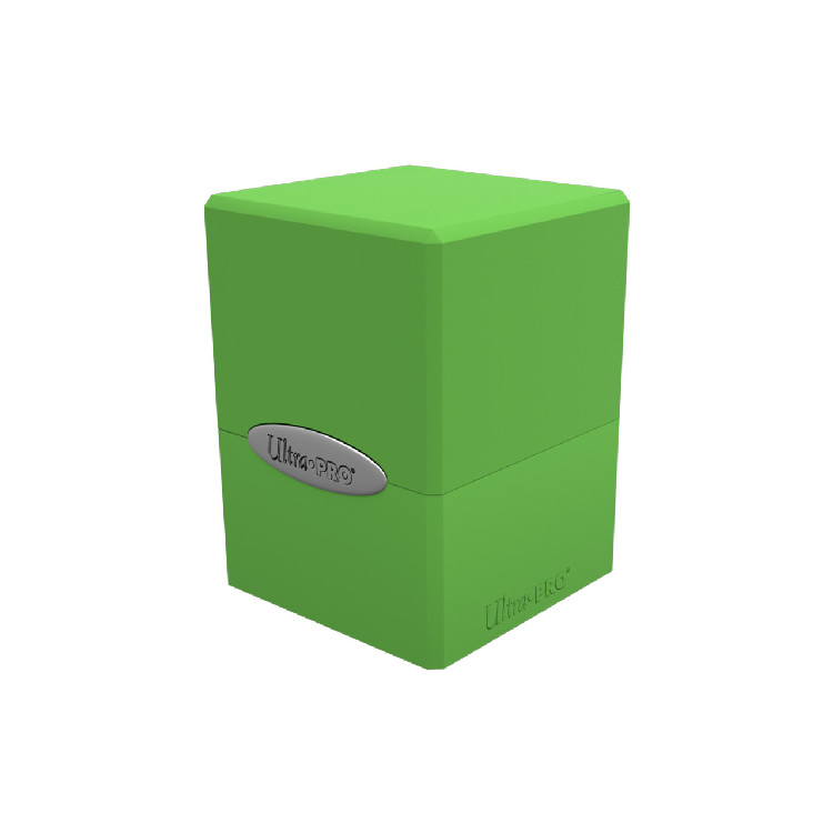 Satin Cube Lime Green