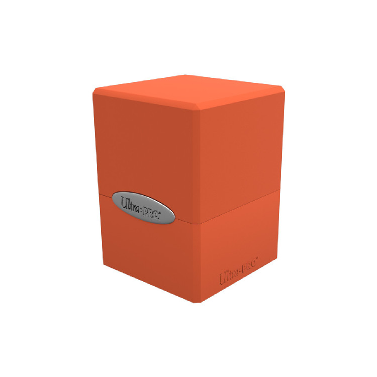 Satin Cube Pumpkin Orange