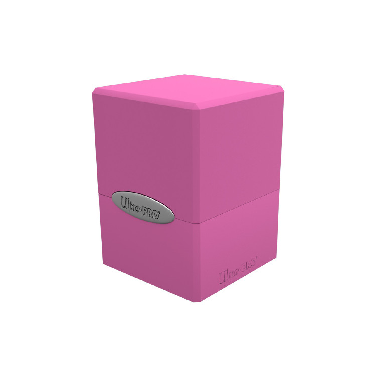 Satin Cube Hot Pink