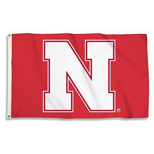 BSI Products Nebraska Cornhuskers Flag 3x5 Large "N" Design