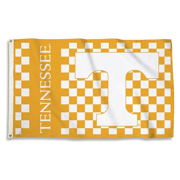 Tennessee Volunteers Flag 3x5 Checkered Design