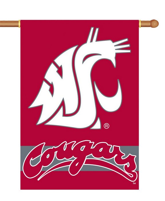 Washington State Cougars Banner 28x40 2 Sided