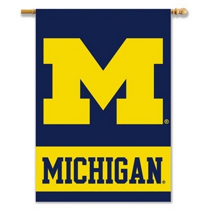 Michigan Wolverines Banner 28x Double-Sided BSI