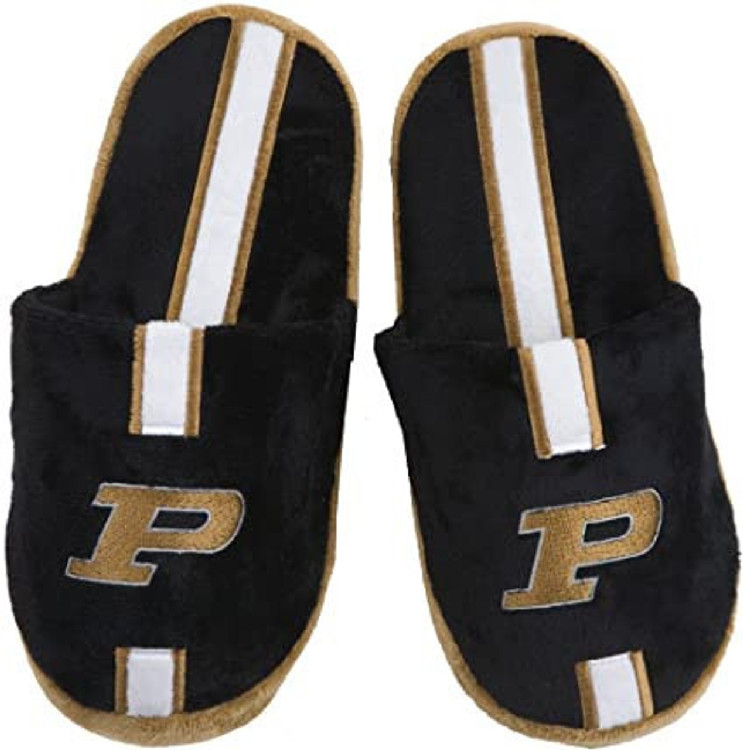 Purdue Boilermakers Slipper - Men Stripe - (1 Pair) - XL