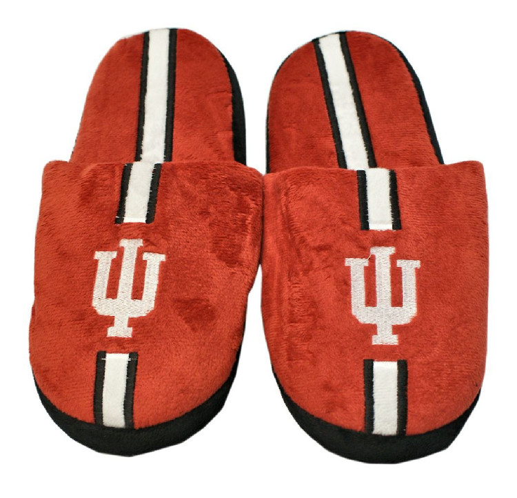 Indiana Hoosiers Slipper - Men Stripe - (1 Pair) - XL