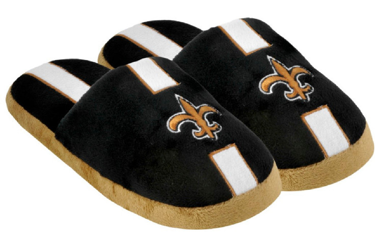 New Orleans Saints Slipper - Men Stripe - (1 Pair) - XL