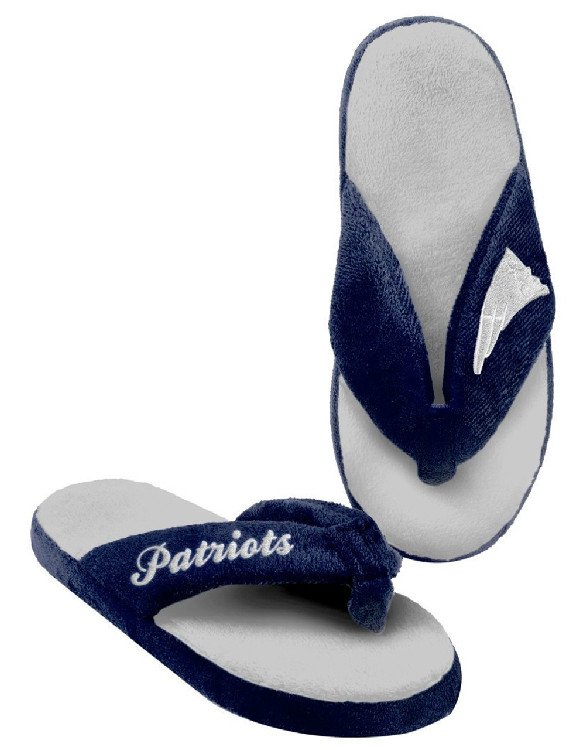 New England Patriots Slipper - Women Thong Flip Flop - (1 Pair) - XL