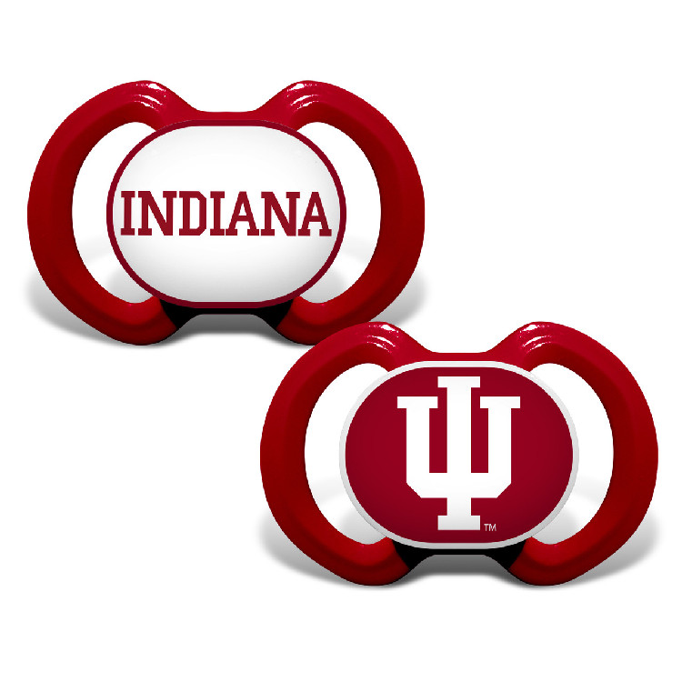 Indiana Hoosiers Pacifier 2 Pack