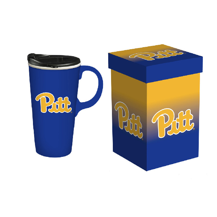 Pittsburgh Panthers Drink 17oz Travel Latte Boxed