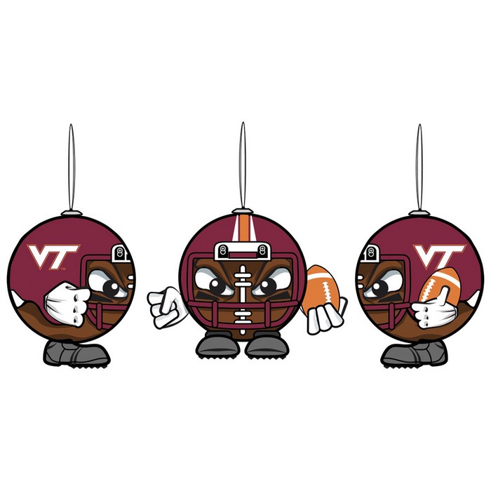 Virginia Tech Hokies Ornament Ball Head