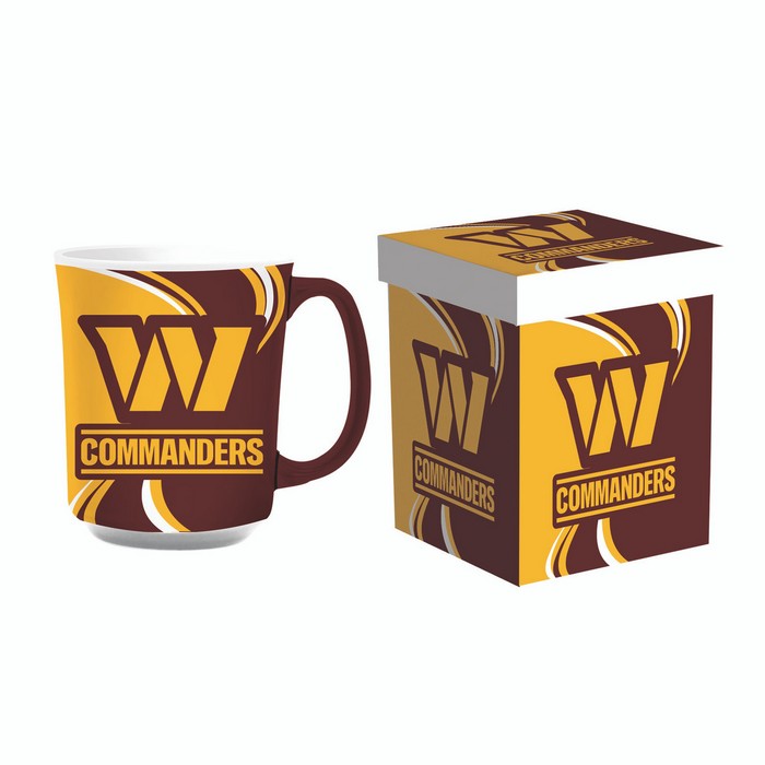 Evergreen Enterprises Washington Commanders Coffee Mug 14oz Ceramic with Matching Box