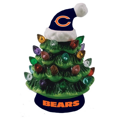 Evergreen Enterprises Chicago Bears Ornament Christmas Tree LED 4 Inch